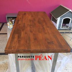 Parquet posé sur bar