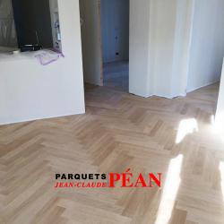 Pose parquet baton rompu sans vitrification