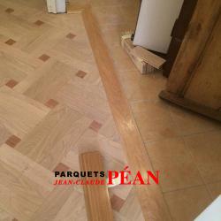 Réalisation de lien entre paquet et carrelage